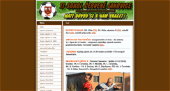 Desktop Screenshot of cervene-janovice-fotbal.cz